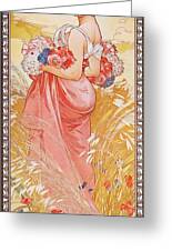 Summer 1903-20"x48" CANVAS ART Alfons Mucha Alphonse